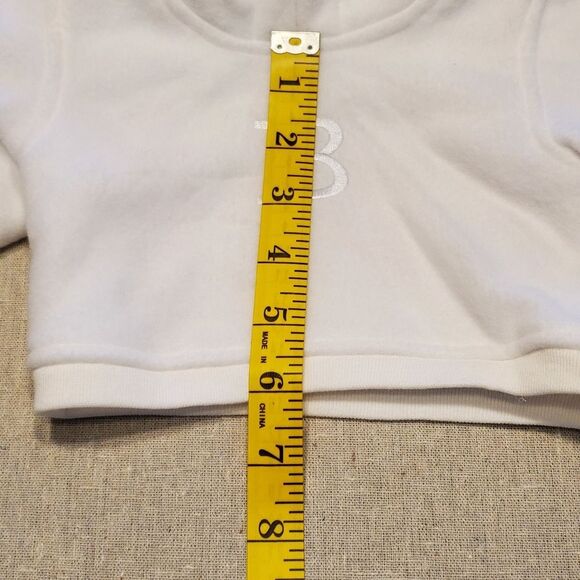 Middleton Reborn Doll White Hooded Fleece Doll Jacket Outfit - Picture 4 of 9